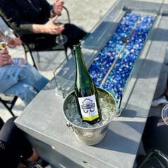 Idaho Riesling on patio