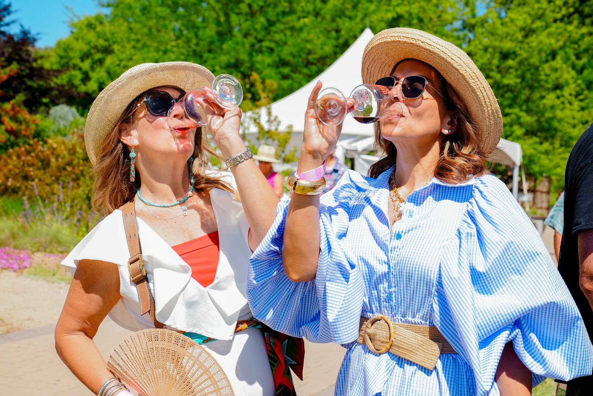 Women drinking Idaho wine at Savor Idaho