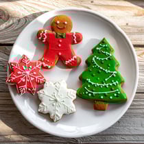 Christmas Cookies paired with 3100 cellars' wine