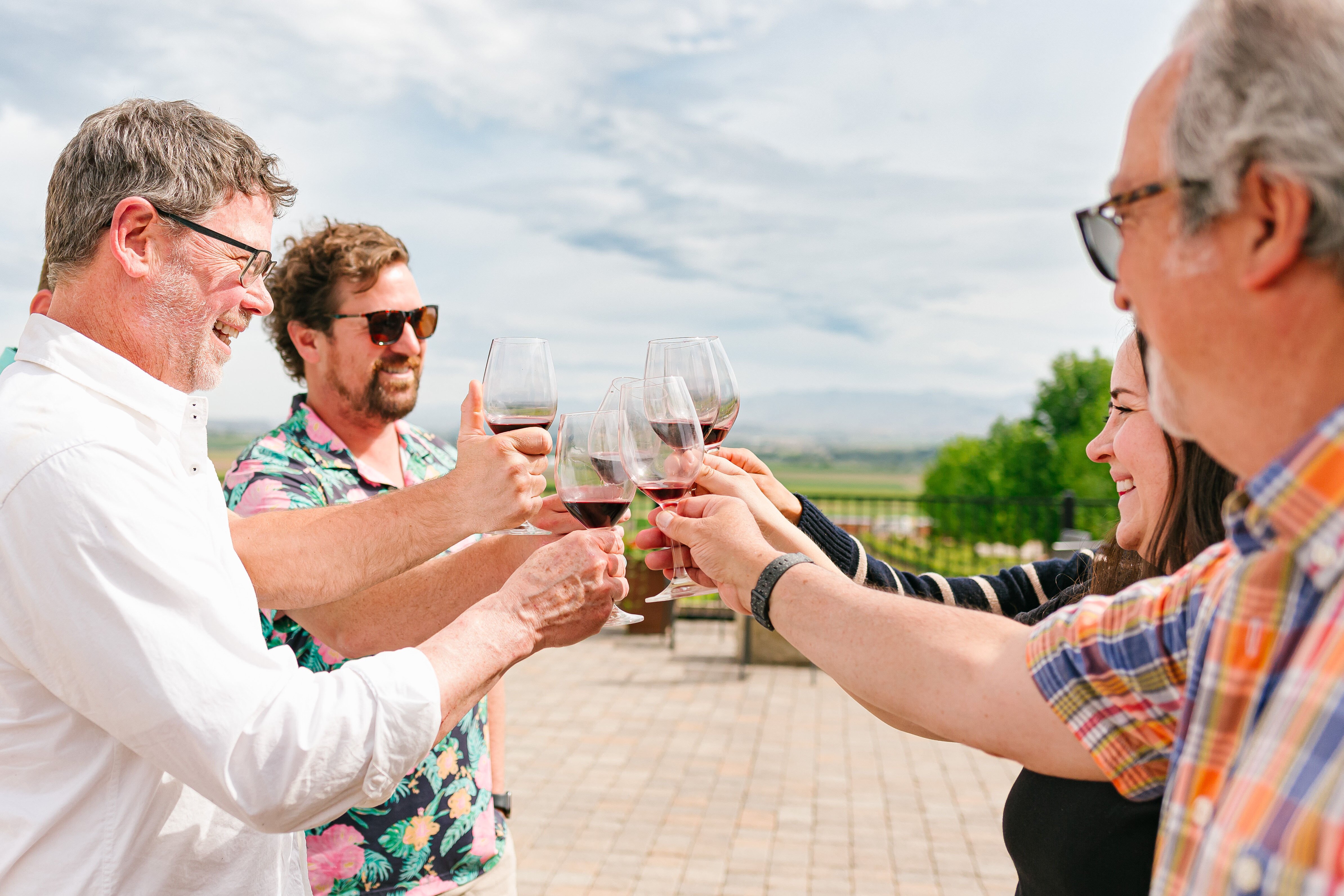 Group cheers with Idahos red wine