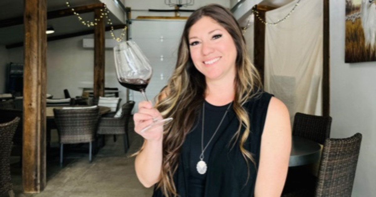 Korina Bennallack from Dude DeWalt Cellars